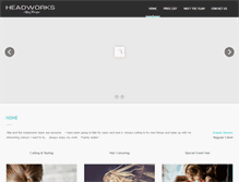 Tablet Screenshot of headworks.co.nz